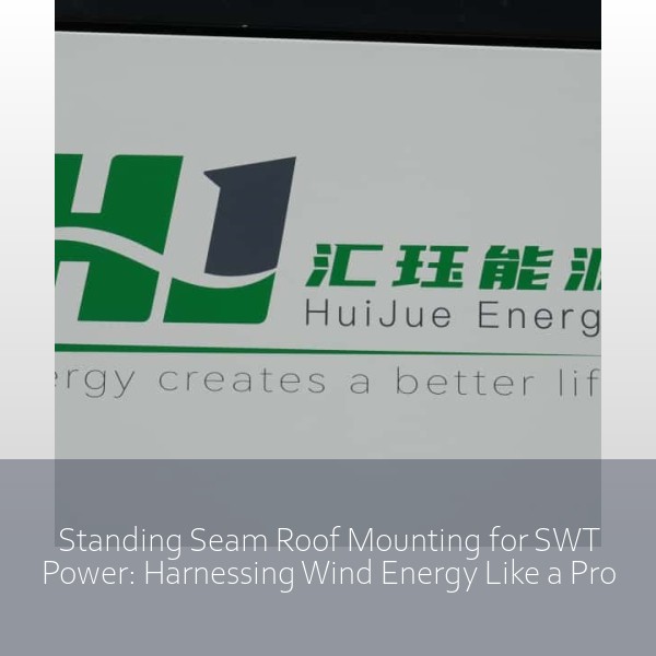 Standing Seam Roof Mounting for SWT Power: Harnessing Wind Energy Like a Pro