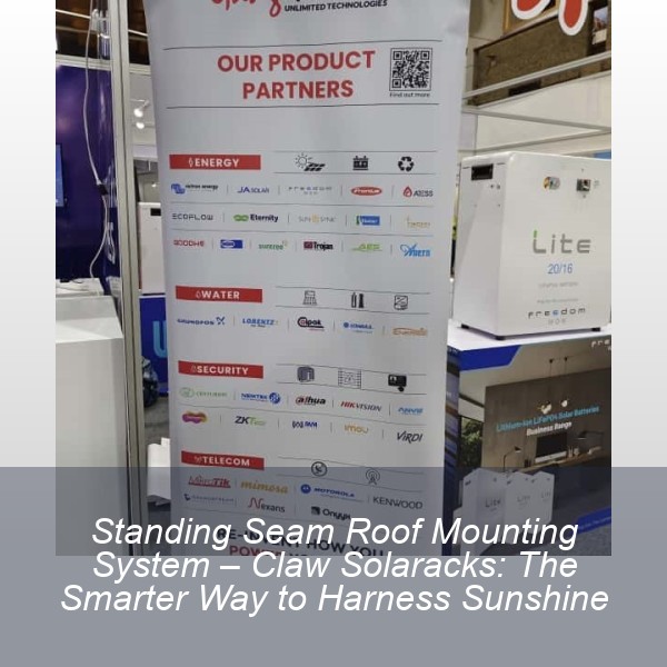 Standing Seam Roof Mounting System – Claw Solaracks: The Smarter Way to Harness Sunshine
