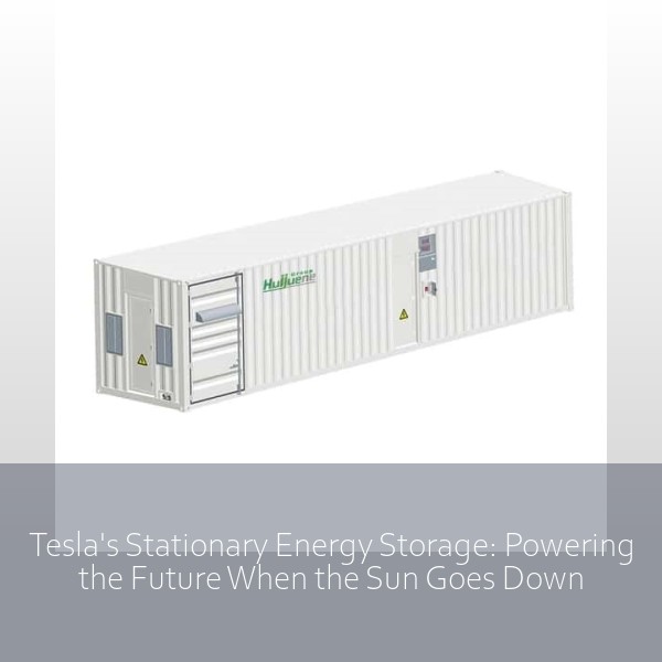 Tesla's Stationary Energy Storage: Powering the Future When the Sun Goes Down