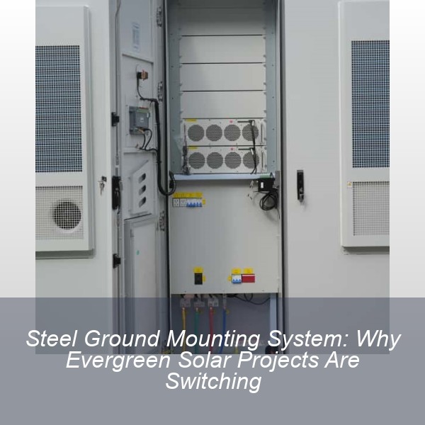 Steel Ground Mounting System: Why Evergreen Solar Projects Are Switching