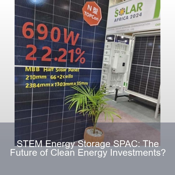 STEM Energy Storage SPAC: The Future of Clean Energy Investments?