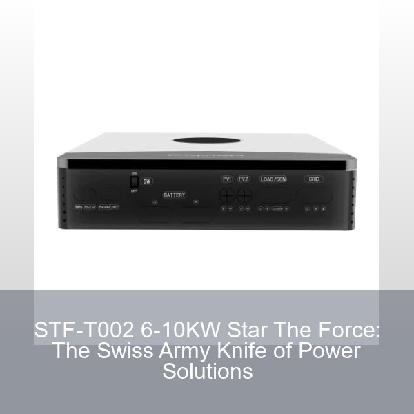 STF-T002 6-10KW Star The Force: The Swiss Army Knife of Power Solutions