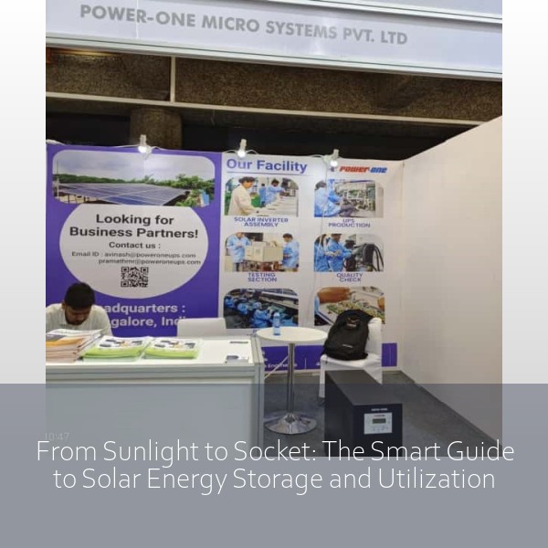 From Sunlight to Socket: The Smart Guide to Solar Energy Storage and Utilization