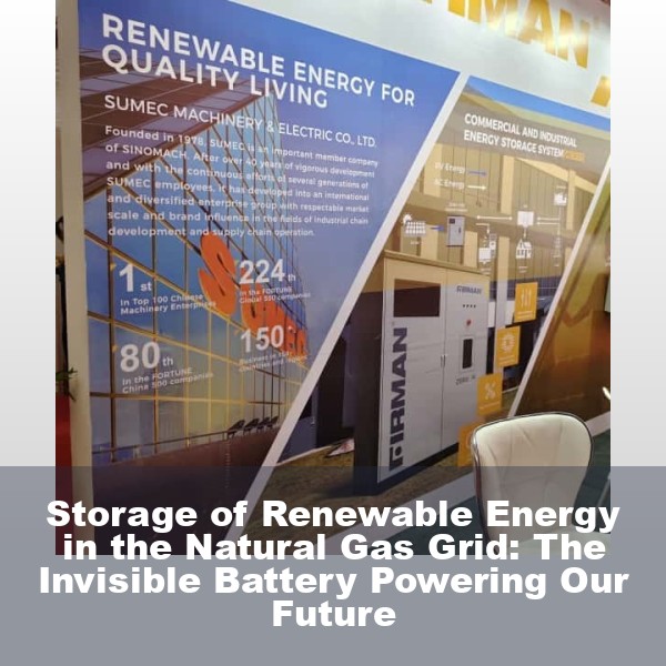 Storage of Renewable Energy in the Natural Gas Grid: The Invisible Battery Powering Our Future
