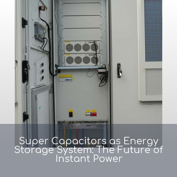 Super Capacitors as Energy Storage System: The Future of Instant Power