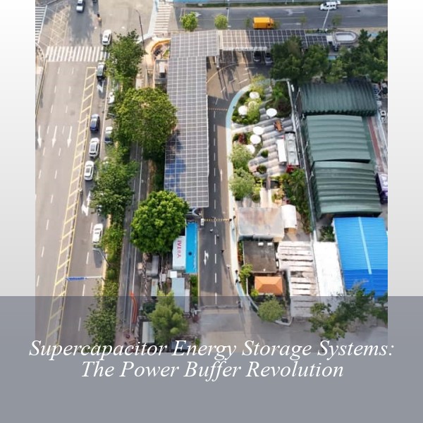 Supercapacitor Energy Storage Systems: The Power Buffer Revolution