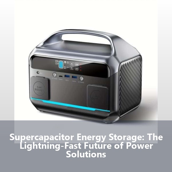 Supercapacitor Energy Storage: The Lightning-Fast Future of Power Solutions