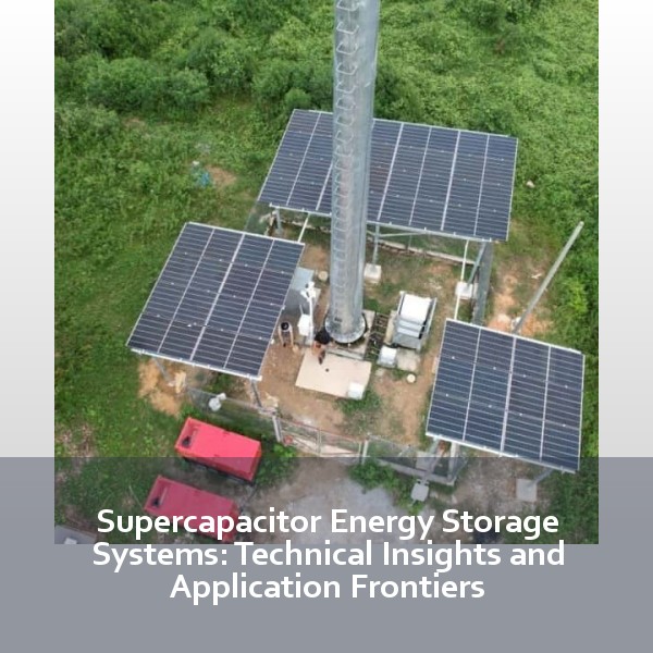 Supercapacitor Energy Storage Systems: Technical Insights and Application Frontiers