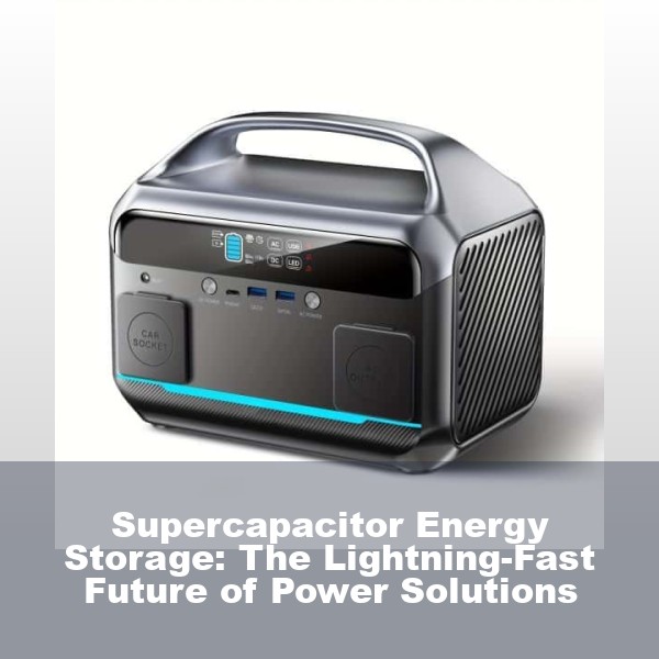 Supercapacitor Energy Storage: The Lightning-Fast Future of Power Solutions