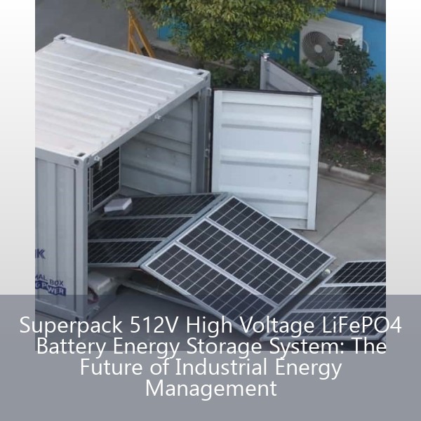 Superpack 512V High Voltage LiFePO4 Battery Energy Storage System: The Future of Industrial Energy Management