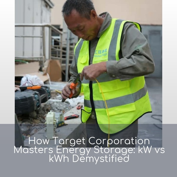How Target Corporation Masters Energy Storage: kW vs kWh Demystified