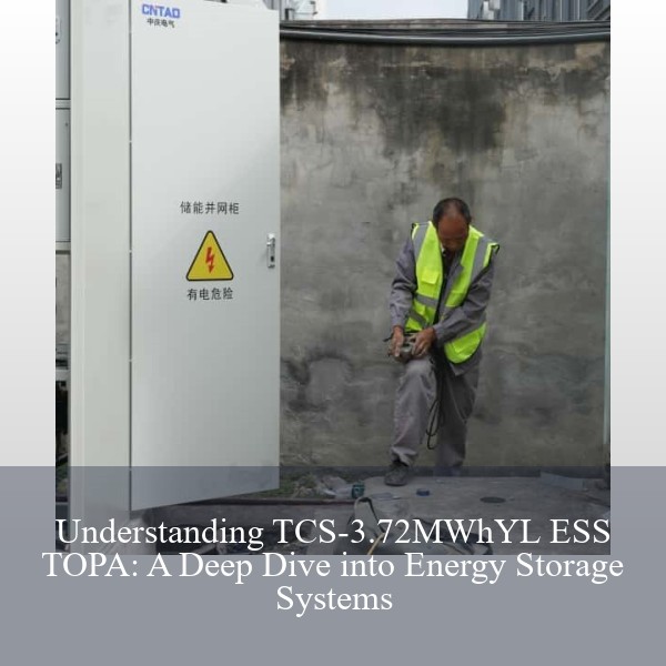 Understanding TCS-3.72MWhYL ESS TOPA: A Deep Dive into Energy Storage Systems