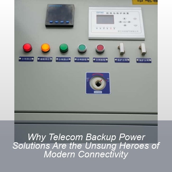 Why Telecom Backup Power Solutions Are the Unsung Heroes of Modern Connectivity