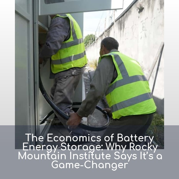 The Economics of Battery Energy Storage: Why Rocky Mountain Institute Says It’s a Game-Changer