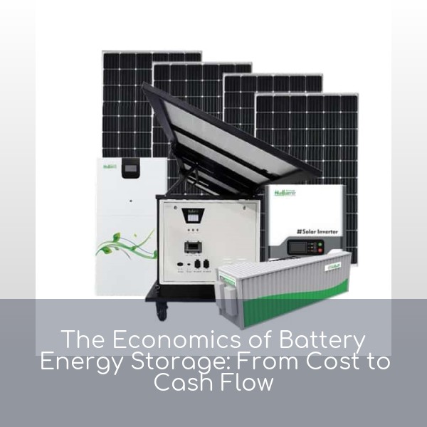 The Economics of Battery Energy Storage: From Cost to Cash Flow
