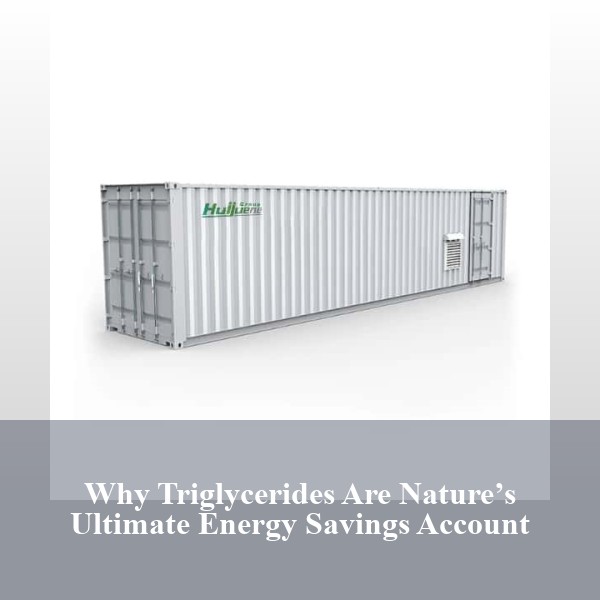 Why Triglycerides Are Nature’s Ultimate Energy Savings Account