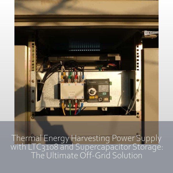 Thermal Energy Harvesting Power Supply with LTC3108 and Supercapacitor Storage: The Ultimate Off-Grid Solution