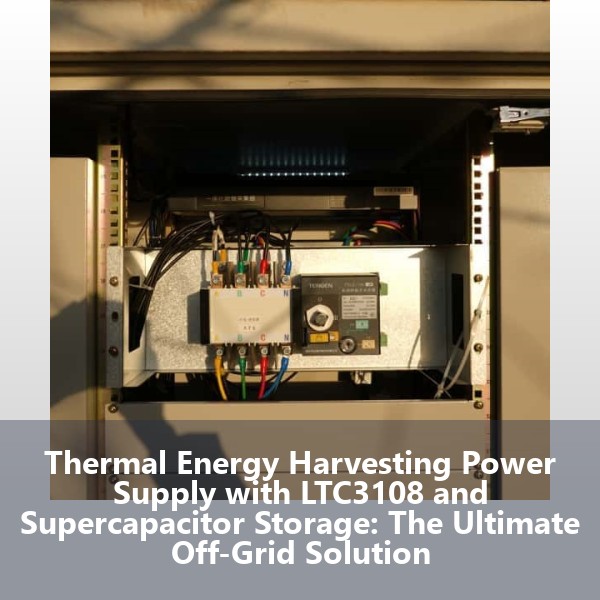 Thermal Energy Harvesting Power Supply with LTC3108 and Supercapacitor Storage: The Ultimate Off-Grid Solution