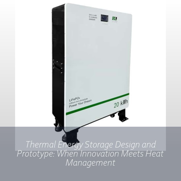 Thermal Energy Storage Design and Prototype: When Innovation Meets Heat Management