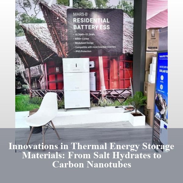 Innovations in Thermal Energy Storage Materials: From Salt Hydrates to Carbon Nanotubes