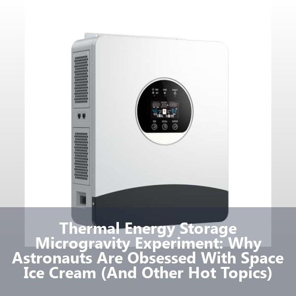 Thermal Energy Storage Microgravity Experiment: Why Astronauts Are Obsessed With Space Ice Cream (And Other Hot Topics)