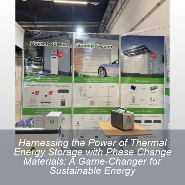 Harnessing the Power of Thermal Energy Storage with Phase Change Materials: A Game-Changer for Sustainable Energy