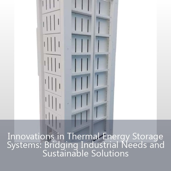 Innovations in Thermal Energy Storage Systems: Bridging Industrial Needs and Sustainable Solutions
