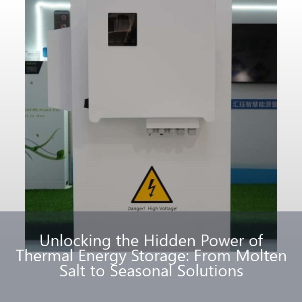 Unlocking the Hidden Power of Thermal Energy Storage: From Molten Salt to Seasonal Solutions