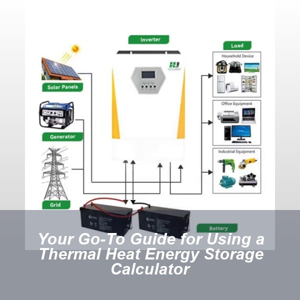 Your Go-To Guide for Using a Thermal Heat Energy Storage Calculator