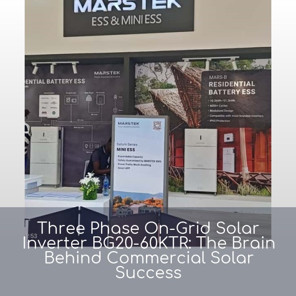 Three Phase On-Grid Solar Inverter BG20-60KTR: The Brain Behind Commercial Solar Success