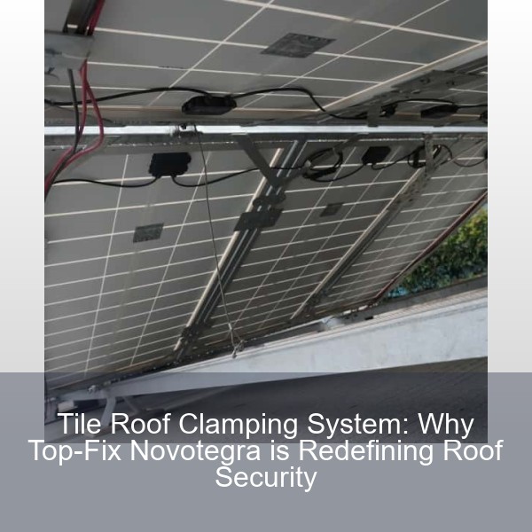 Tile Roof Clamping System: Why Top-Fix Novotegra is Redefining Roof Security