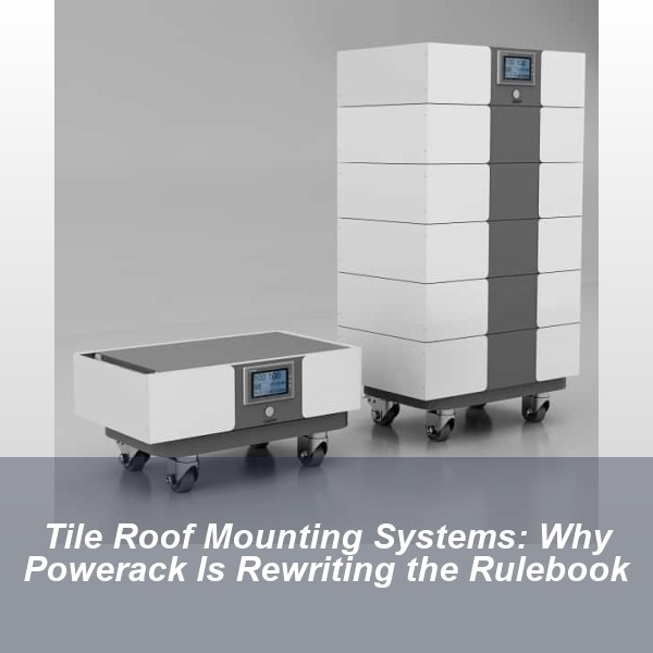 Tile Roof Mounting Systems: Why Powerack Is Rewriting the Rulebook
