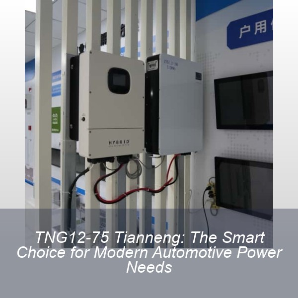 TNG12-75 Tianneng: The Smart Choice for Modern Automotive Power Needs