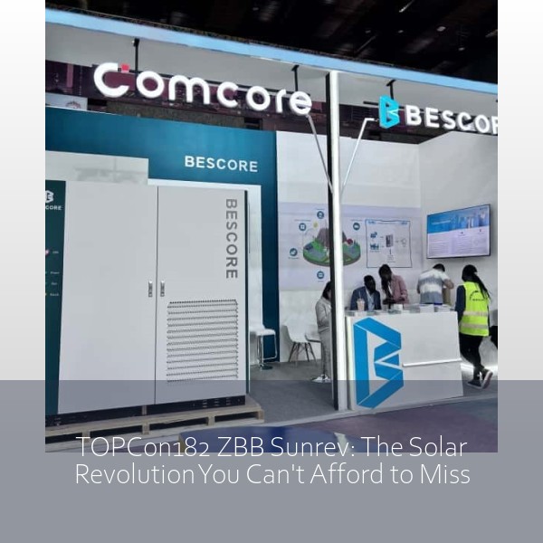 TOPCon182 ZBB Sunrev: The Solar Revolution You Can't Afford to Miss
