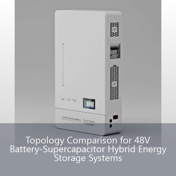 Topology Comparison for 48V Battery-Supercapacitor Hybrid Energy Storage Systems