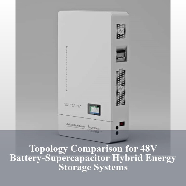 Topology Comparison for 48V Battery-Supercapacitor Hybrid Energy Storage Systems