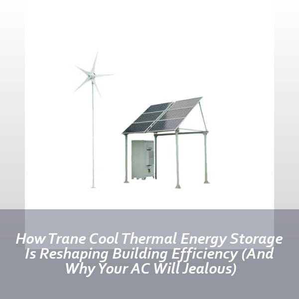 How Trane Cool Thermal Energy Storage Is Reshaping Building Efficiency (And Why Your AC Will Jealous)