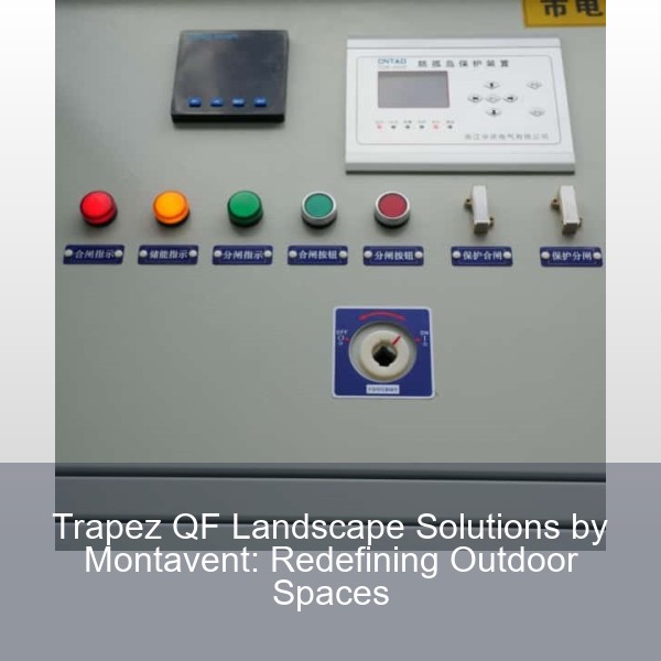 Trapez QF Landscape Solutions by Montavent: Redefining Outdoor Spaces