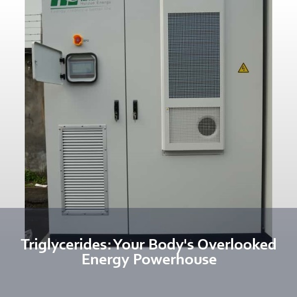 Triglycerides: Your Body's Overlooked Energy Powerhouse