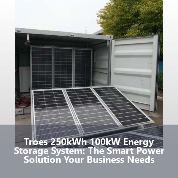 Troes 250kWh 100kW Energy Storage System: The Smart Power Solution Your Business Needs