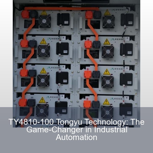 TY4810-100 Tongyu Technology: The Game-Changer in Industrial Automation