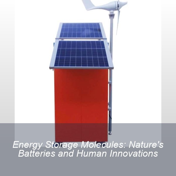 Energy Storage Molecules: Nature's Batteries and Human Innovations