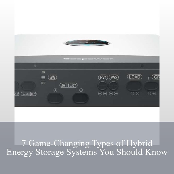7 Game-Changing Types of Hybrid Energy Storage Systems You Should Know