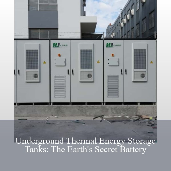 Underground Thermal Energy Storage Tanks: The Earth's Secret Battery