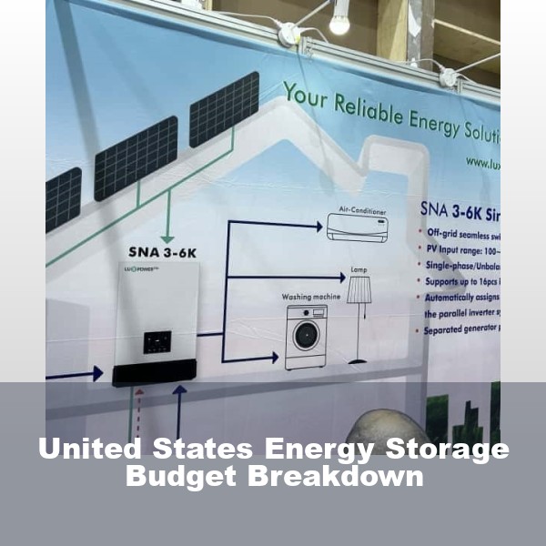 United States Energy Storage Budget Breakdown