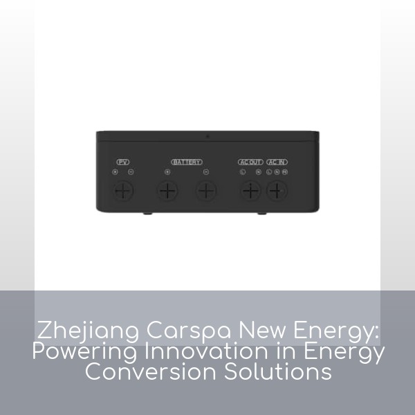 Zhejiang Carspa New Energy: Powering Innovation in Energy Conversion Solutions