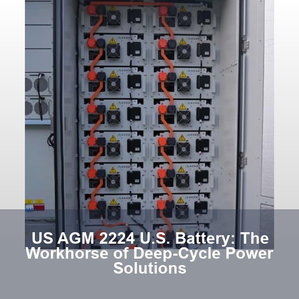 US AGM 2224 U.S. Battery: The Workhorse of Deep-Cycle Power Solutions