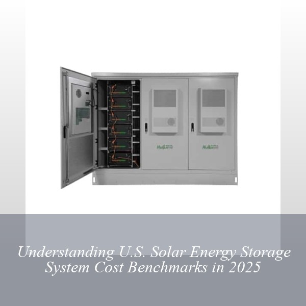 Understanding U.S. Solar Energy Storage System Cost Benchmarks in 2025