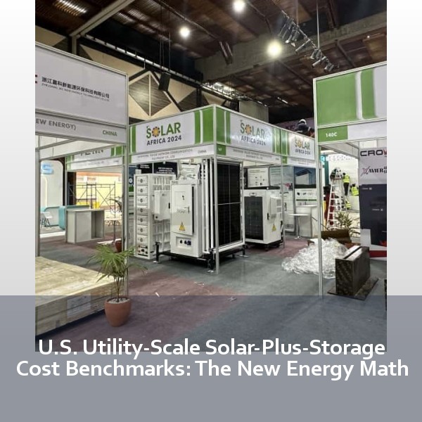 U.S. Utility-Scale Solar-Plus-Storage Cost Benchmarks: The New Energy Math