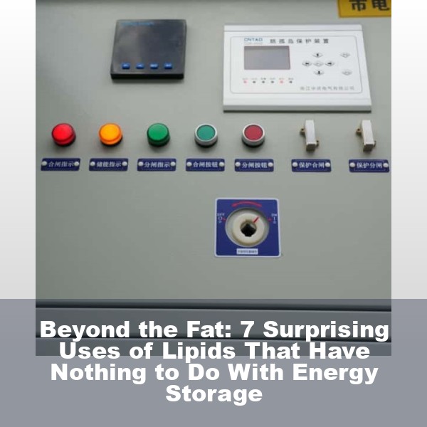 Beyond the Fat: 7 Surprising Uses of Lipids That Have Nothing to Do With Energy Storage